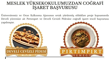 Develi'den İki Yeni Lezzet İçin Coğrafi İşaret Başvurusu