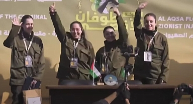 IDF, serbest bırakılan 4 İsrailli kadın asker esiri teslim aldı