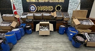 İstanbul’da “NARKOKAPAN-6” Operasyonu: 1,8 Milyon Uyuşturucu Hap Ele Geçirildi!