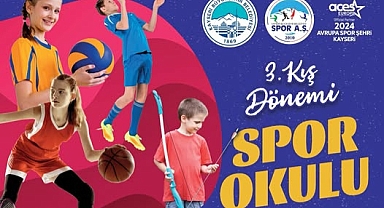 Kayseri Büyükşehir’de 2025 Kış Dönemi Spor Okulları Kayıtları Başladı