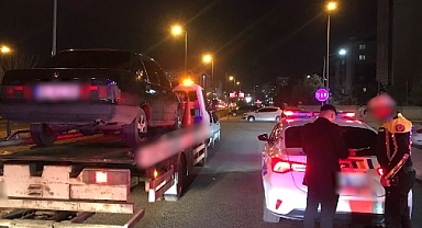 Kayseri'de otomobiliyle drift atan sürücüye 46 bin TL ceza