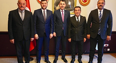 MHP'li Baki Ersoy, Bakan Murat Kurum ile Kayseri’nin İlçeleri İçin Görüştü