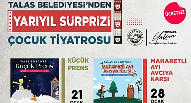 Talas Belediyesi’nden Çocuklara Yarıyıl Tatili Sürprizi