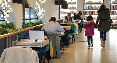 Talas Kütüphaneleri Yarıyıl Tatilinde de Dolu Dizgin