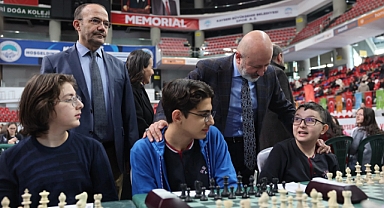 Büyük ve Güçlü Türkiye İçin Minikler Satrançta Buluştu