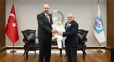 Büyükkılıç, Vergi Haftası’nda İl Defterdarı Kaya’yı Kabul Etti