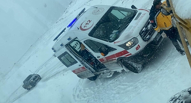 Büyükşehir Belediyesi, Sağlık Ekiplerine Kış Şartlarında Destek Verdi