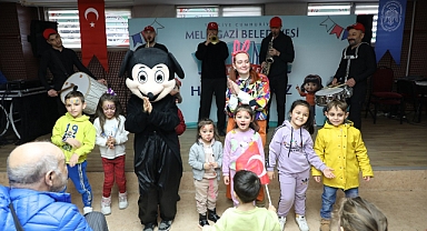 Çocuklar Melikgazi Belediyesi Yarıyıl Etkinliklerinde Doyasıya Eğlendi