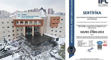 KASKİ, Bilgi Güvenliğini ISO/IEC 27001 Sertifikası ile Yeniden Tescilledi