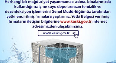 KASKİ’den Su Depoları İçin Temizlik Uyarısı: Yılda En Az Bir Kez Temizletin