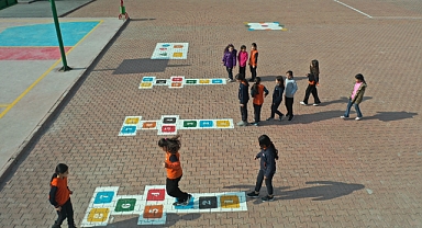 Kayseri Büyükşehir’den Okul Bahçelerine Renkli Dokunuş