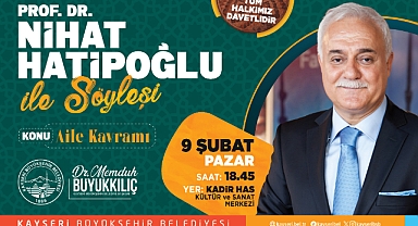 Kayseri'de Prof. Dr. Nihat Hatipoğlu'ndan 