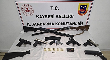 Kayseri'de Ruhsatsız Silah Operasyonu: Bir Kişi Gözaltında