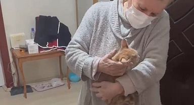 Kayseri İtfaiyesi, Enkaz Altı Görüntüleme Cihazı ile Kediyi Kurtardı