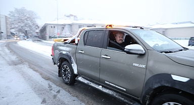 Melikgazi Belediye Başkanı Palancıoğlu, Karla Mücadele İçin 7/24 Sahada