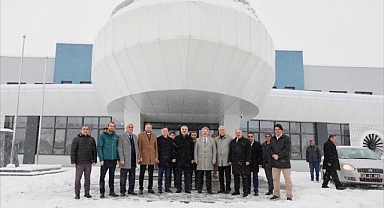 Milli Eğitim Bakanlığı Heyeti, Mehmet Altun Havacılık ve Uzay Bilimleri Lisesi'ne Hayran Kaldı