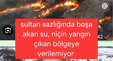 Sultan Sazlığı Tehlikede: Yangınlar ve Su Engeli