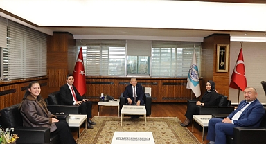Başkan Büyükkılıç’a TÜBİTAK Heyetinden Nezaket Ziyareti