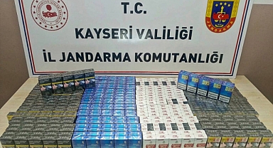 Kayseri'de 510 paket kaçak sigara ele geçirildi