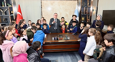 Miniklerden Başkan Özdoğan’a Anlamlı Ziyaret