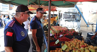 Develi Belediyesi Zabıta Ekiplerinden Pazar Yerlerinde Denetim