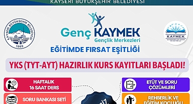 Kayseri Büyükşehir’den Gençlere Ücretsiz YKS Desteği: Kayıtlar Başladı