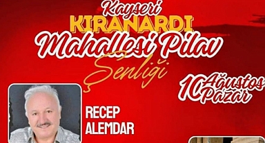 Kıranardı Mahallesi’nde Pilav Şenliği Coşkusu