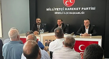 MHP İl Teşkilatından Develi çıkarması!