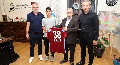 Talas Belediyespor’un Gururu Mustafa Çiğdem’den Başkan Yalçın’a Ziyaret