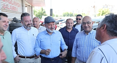 Yeni Sanayi'de Esnafla Sıcak Buluşma