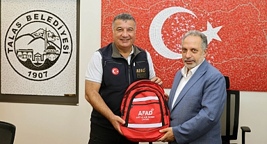 AFAD Heyeti’nden Talas Belediyesi’nin Örnek Projesine Yerinde İnceleme