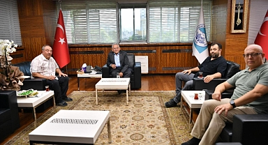 BAŞKAN BÜYÜKKILIÇ’A YOĞUN ZİYARETÇİ TRAFİĞİ