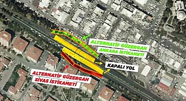 Kayseri’de Ağır Sanayi Katlı Kavşağı’nda Trafik Düzeni Değişiyor