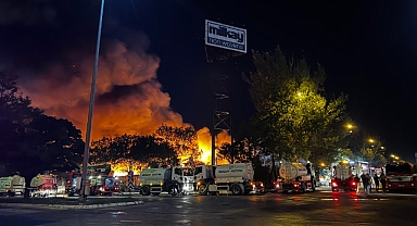 Kayseri'de tekstil fabrikasında yangın