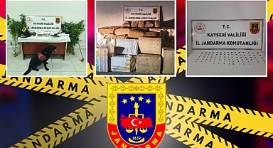 Kayseri İl Jandarma’dan Ağustos 2025 Raporu: Çok Sayıda Uyuşturucu, Kaçak Mal ve Şüpheli Yakalandı