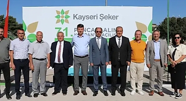 Kayseri Şeker'de 71. Kampanya Dönemi başladı