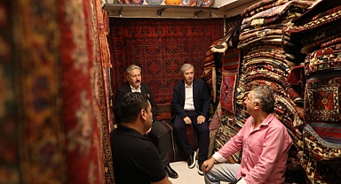 Melikgazi Belediye Başkanı Palancıoğlu’ndan Tarihi Kapalı Çarşı Ziyareti