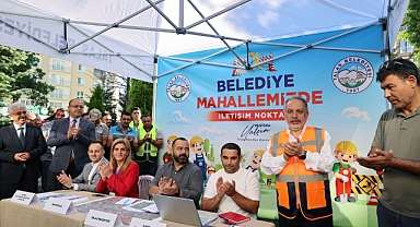 TALAS’TA “BELEDİYE MAHALLEMİZDE” PROJESİ YENİDEN BAŞLADI