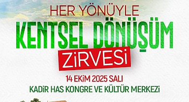 Kayseri’de “Her Yönüyle Kentsel Dönüşüm Zirvesi” Yarın Başlıyor