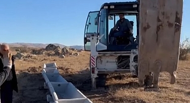 Kayseri Karaağaç Mevkii’nde Yabani Hayvanlara Su İstasyonu Kuruldu