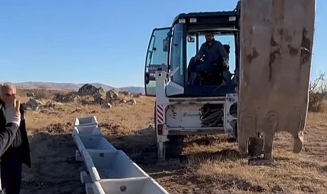 Kayseri Karaağaç Mevkii’nde Yabani Hayvanlara Su İstasyonu Kuruldu