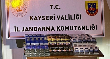 Kayseri-Malatya Yolunda 800 Paket Kaçak Sigara Ele Geçirildi