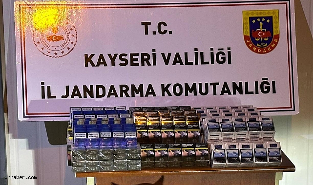 Kayseri-Malatya Yolunda 800 Paket Kaçak Sigara Ele Geçirildi