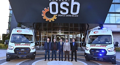 Kayseri OSB, Sağlık Müdürlüğüne 2 Yeni Ambulans Tahsis Etti