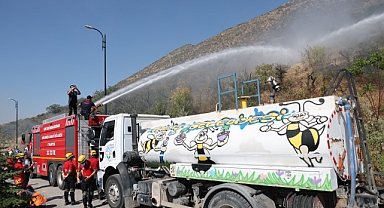 Talas Belediyesi’nden Ali Dağı’na “Alev Kalkanı” Projesi