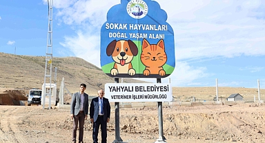 Yahyalı Belediyesi’nden Sokak Hayvanlarına Modern Yaşam Alanı