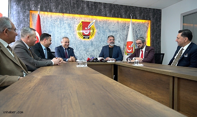 DEVA Partisi Heyeti, Yahyalı Kongresi Öncesi Gazeteciler Cemiyeti’ni Ziyaret Etti