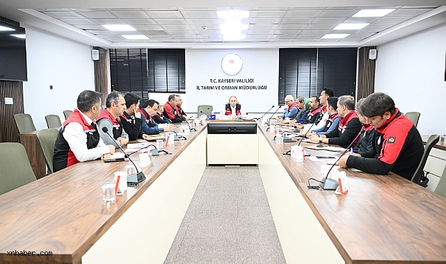 Kayseri Tarım ve Orman Müdürlüğü Haftalık Toplantısını Gerçekleştirdi