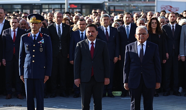 Mustafa Kemal Atatürk, Vefatının 87. Yılında Kayseri’de Törenle Anıldı