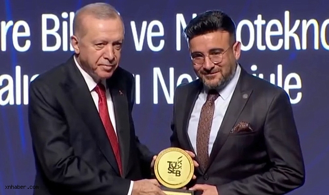 Prof. Dr. Erkan Yılmaz, TUSEB Teşvik Ödülü’nü Cumhurbaşkanı Erdoğan’dan Aldı